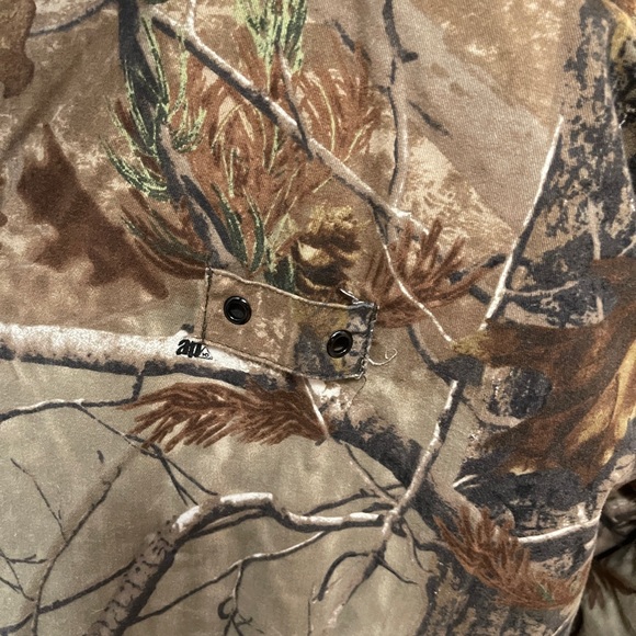 Realtree Camouflage Hooded Men's Jacket - Picture 4 of 6